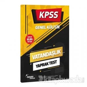 2022 KPSS Vatandaşlık Yaprak Test