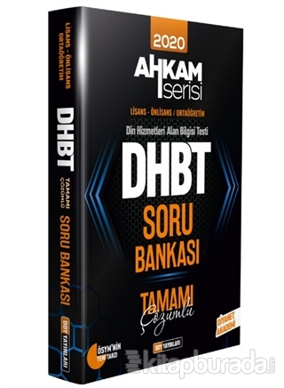 2020 DHBT Ahkam Serisi Tüm Adaylar Soru Bankası