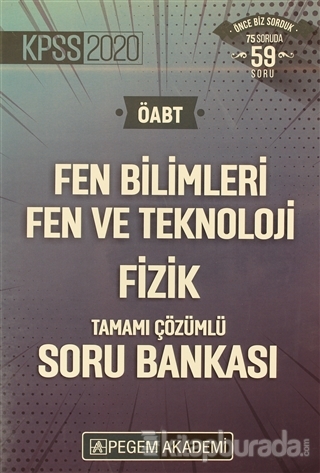 2020 KPSS ÖABT Fen Bilimleri Fen ve Teknoloji Tamamı Çözümlü Soru Bankası - Fizik