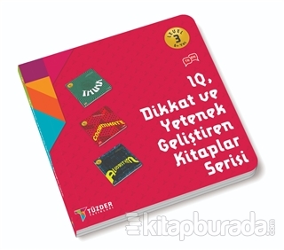 6+ Yaş Seti IQ Dikkat ve Yetenek Geliştiren Kitaplar Serisi (Level 3)