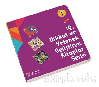 IQ Dİkkat ve Yetenek Geliştiren Kitaplar Serisi Level 1 (3 Kitap Takım) 5+ Yaş