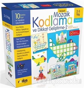 Stickerlı Mozaik Kodlama ve Dikkat Geliştirme - 2